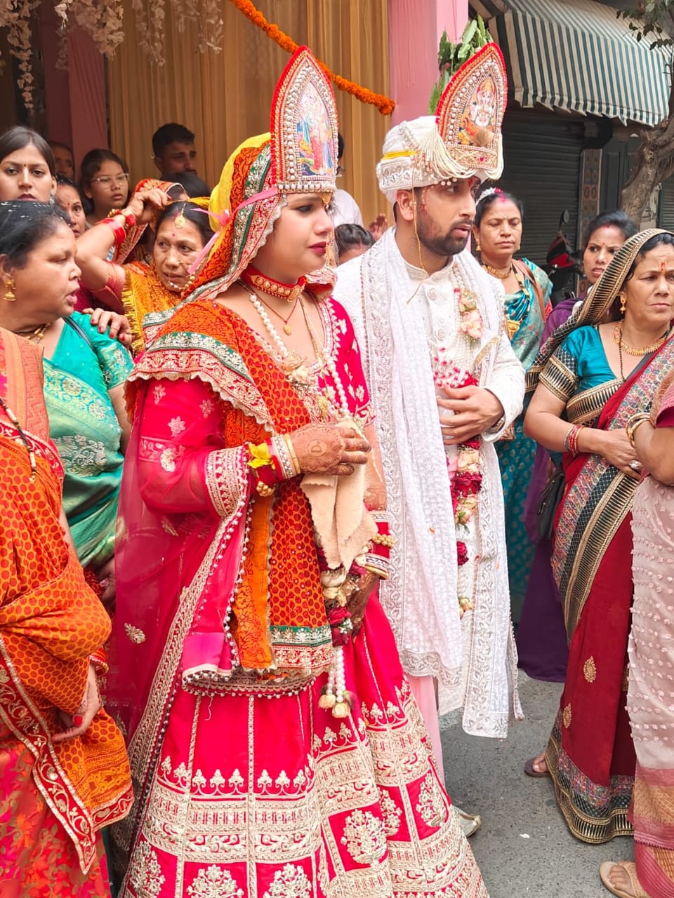 Blessed Couple with Panditji